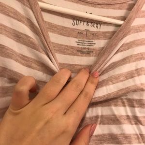 American Eagle soft and sexy striped shirt